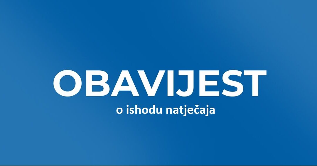 Obavijest o ishodu natječaja za imenovanje ravnatelja/ice Osnovne škole Martijanec