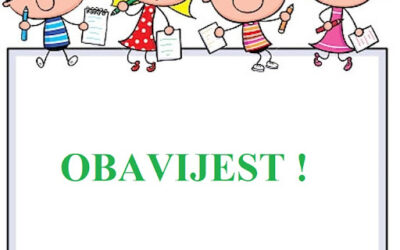Raspored djece po razrednim odjelima